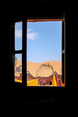 A window to the desert