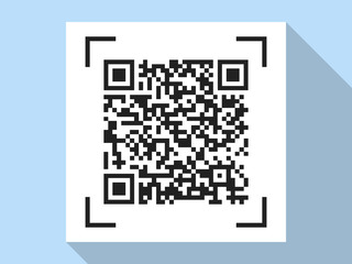 Scan QR Code Illustration Vector