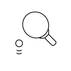 Sportsman. player Vector icon, isolated on white background in flat style.