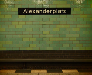 Berlin Alexanderplatz U-Bahn