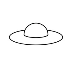 UFO icon vector