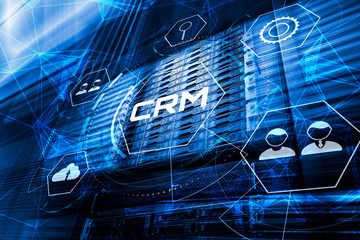 CRM. Customer relationship management concept. Customer service and relationship Point of view