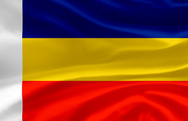 Rostov waving flag illustration.