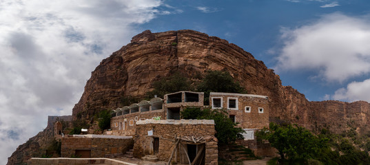 Hanging Village near Habala in the Asir region, Saudi Arabia