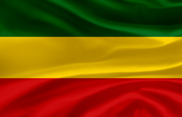 Carchi waving flag illustration.