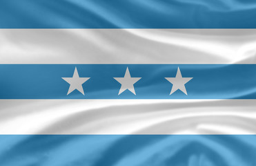 Guayas waving flag illustration.