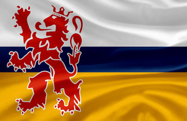 Limburg waving flag illustration.