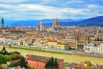 Fototapeta na wymiar Florence city viewpoint