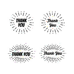 Thank you lettering. Calligraphic Lettering, Modern Calligraphy for thank You.