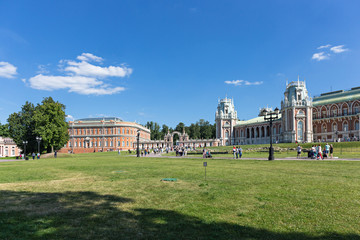 Great Tsaritsyn Palace in museum-reserve Tsaritsyno in Moscow