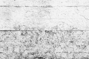 Wall fragment with scratches and cracks