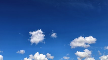 blue sky with clouds