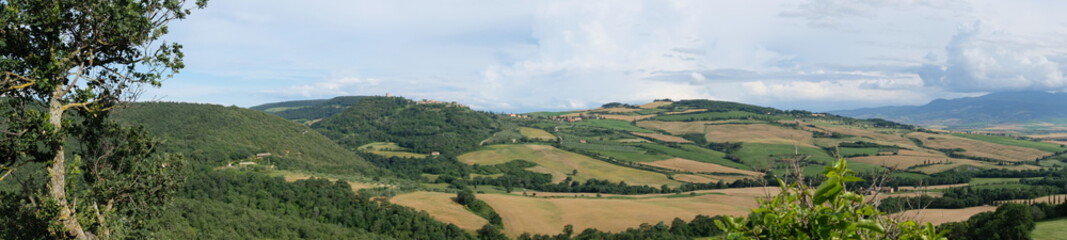 View of the Val d'Orcia in Tuscany