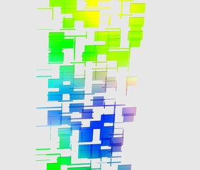 カラフルなガラスの抽象的な背景素材