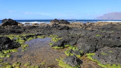 côte de Lanzarote, Canaries, Espagne