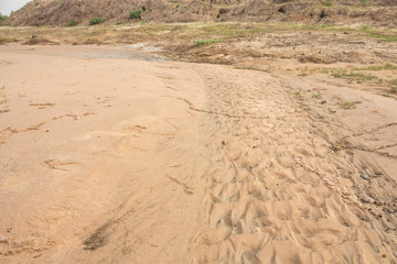 Sand surface pattern