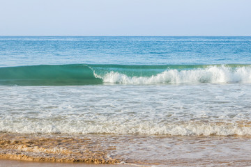waves in blue ocean at Mirissa beach