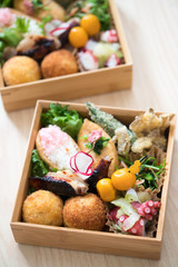 和風の行楽弁当