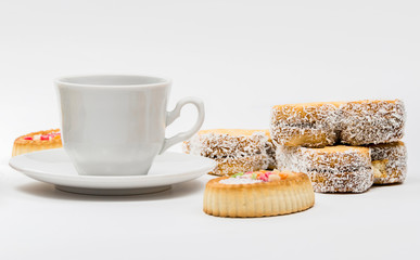 morning tea with biscuits