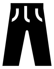 Pants Clothing Vector Icon