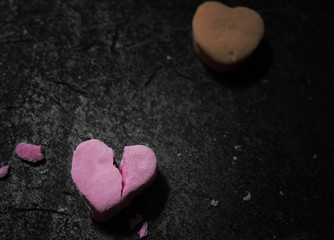 Broken heart candy