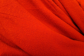 Red velvet fabric