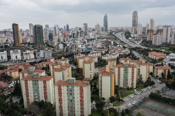 Obraz premium Atasehir City in Istanbul.