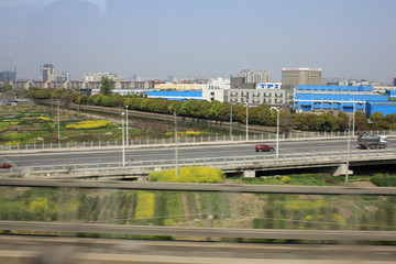 Fototapeta na wymiar China's high-speed railways are a long way off