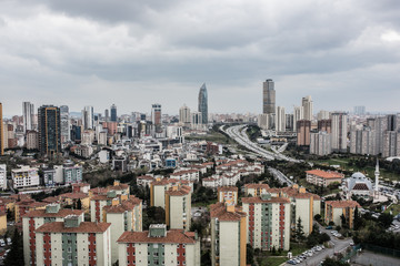 Obraz premium Atasehir City in Istanbul.