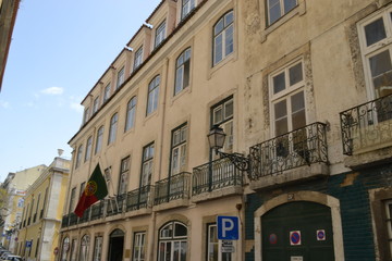 Wall of an old house