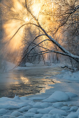 Frozen river