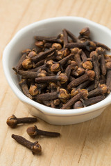 Bowl with dried cloves