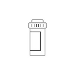 Pills Bottle Vector Icon