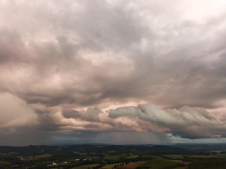 nuvens de chuva