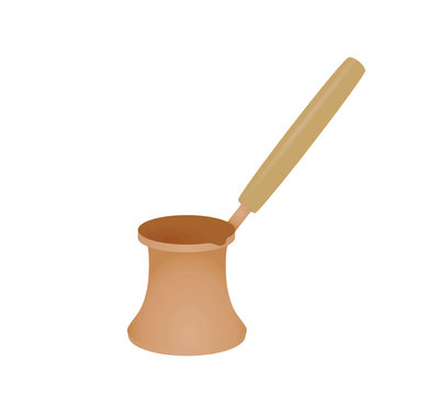 Coffee pot. vector illustration