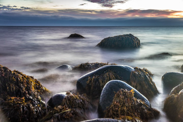 Obraz premium Long exposure seascapes of Nova Scotia.