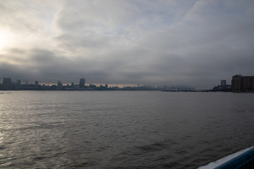 Misty New York Morning | View Across The Hudson | New York | USA