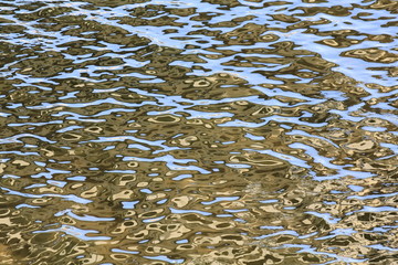 Beautiful and mysterious patterns on the water