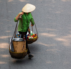 Street vendor, Hanoi, Vietnam