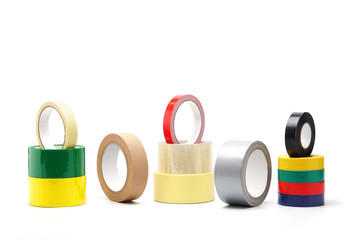 Adhesive tape accessory for home repair and at work building tool.