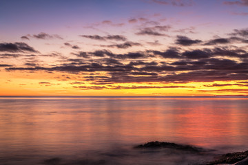 Fototapeta premium Landscape scenery from Nova Scotia coastline.
