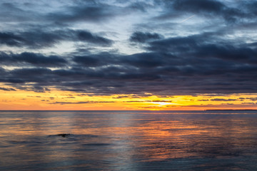 Fototapeta na wymiar Landscape scenery from Nova Scotia coastline.