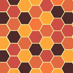 Honeycomb  background. Illustration. Vector. Geometric print.
