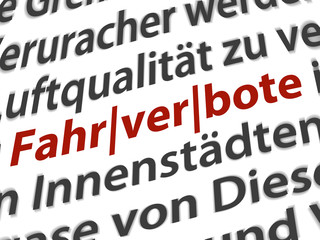 Fahrverbote - Textelement