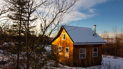 Cozy Winter Cabin