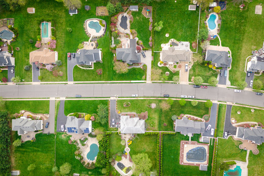 Aerial of Real Estate In New Jersey