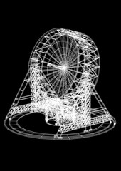 large satellite dish