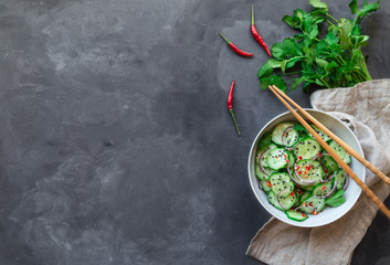 Asian cucumber salad