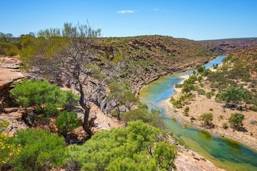 hiking natures window loop trail, kalbarri national park, western australia 125
