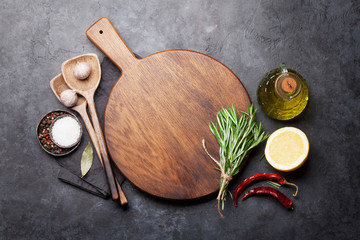Cooking ingredients and utensils
